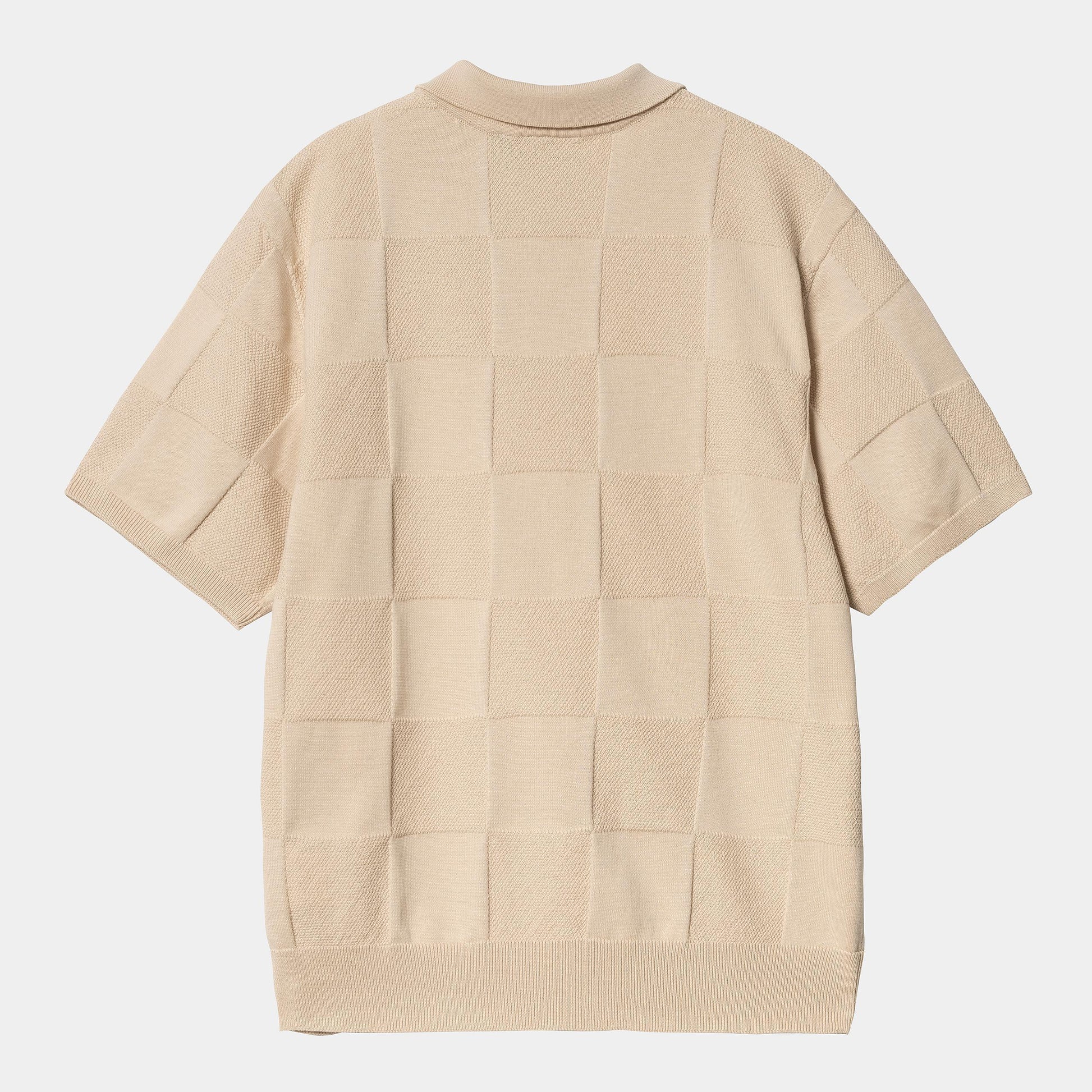 T Shirt Carhartt Wip CHECKER S/S POLO Fleur de Sel
