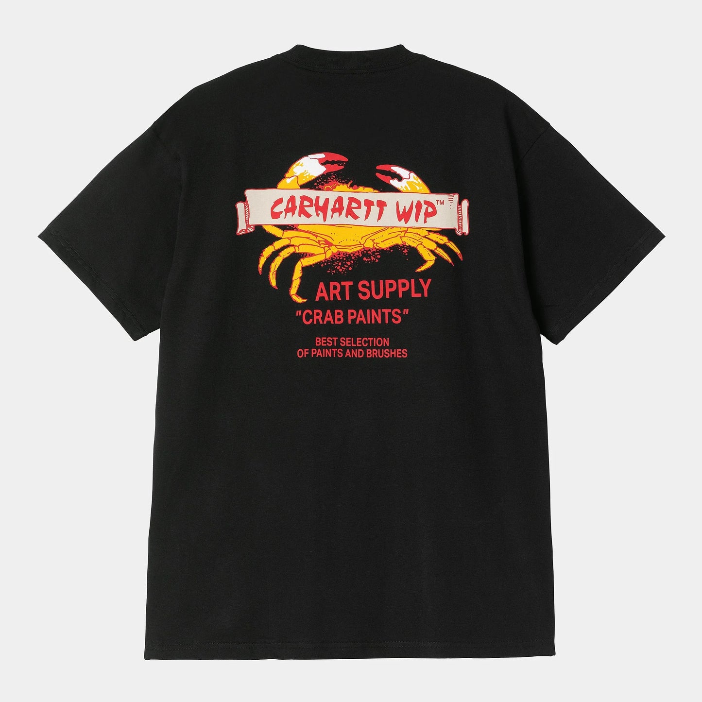 T Shirt Carhartt Wip CRAB PAINT S/S TEE Black