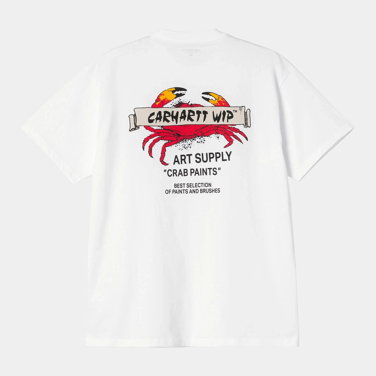 T Shirt Carhartt Wip CRAB PAINT S/S TEE White