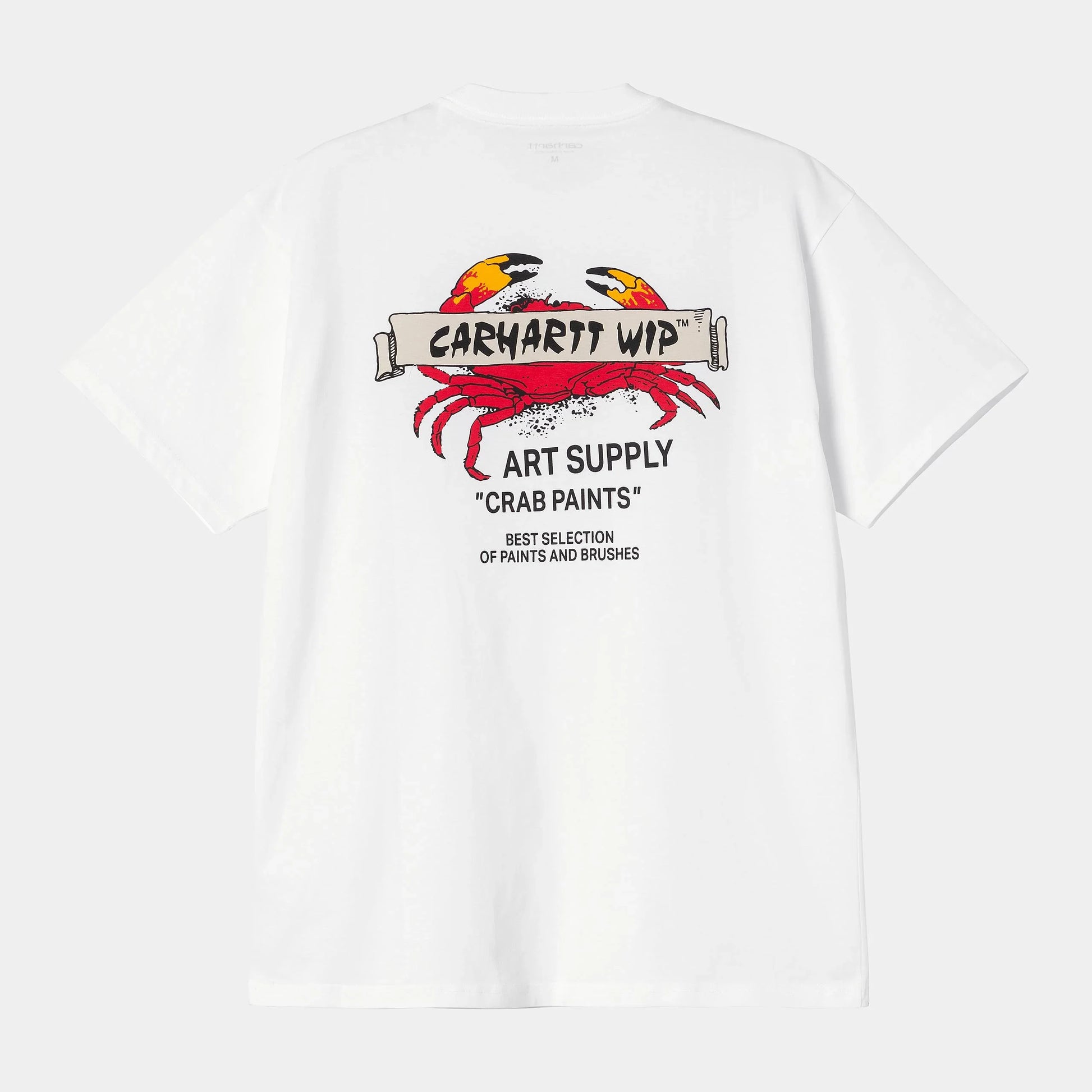 T Shirt Carhartt Wip CRAB PAINT S/S TEE White