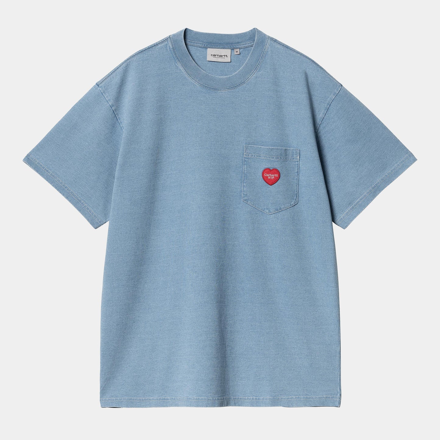 T Shirt Carhartt Wip INGO POCKET S/S TEE Light Blue