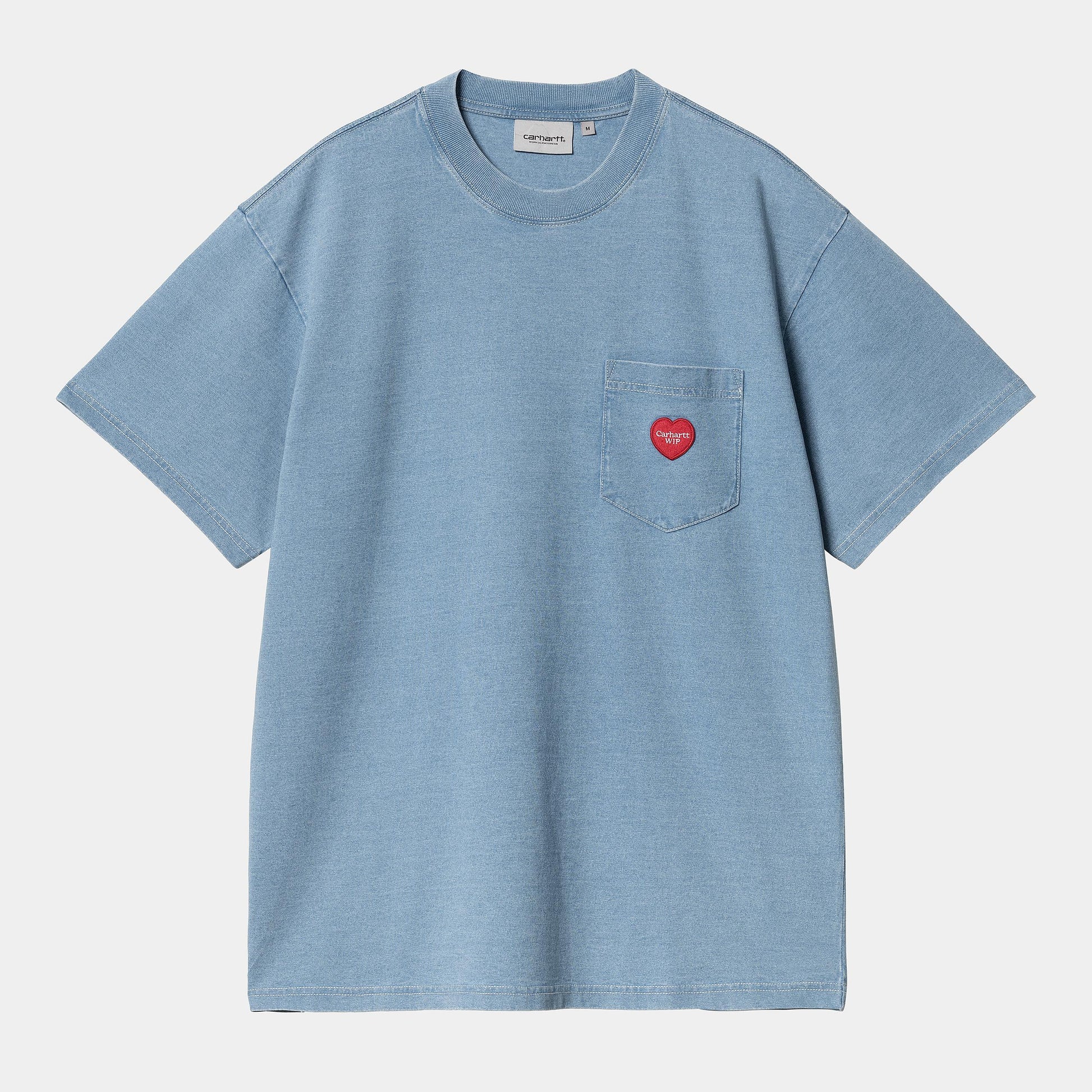 T Shirt Carhartt Wip INGO POCKET S/S TEE Light Blue