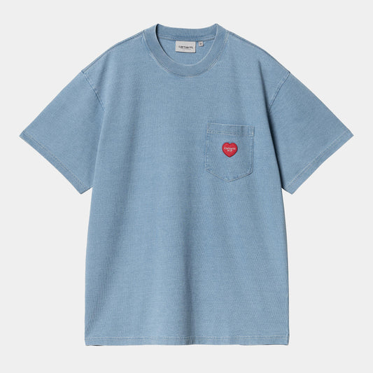 T Shirt Carhartt Wip INGO POCKET S/S TEE Light Blue