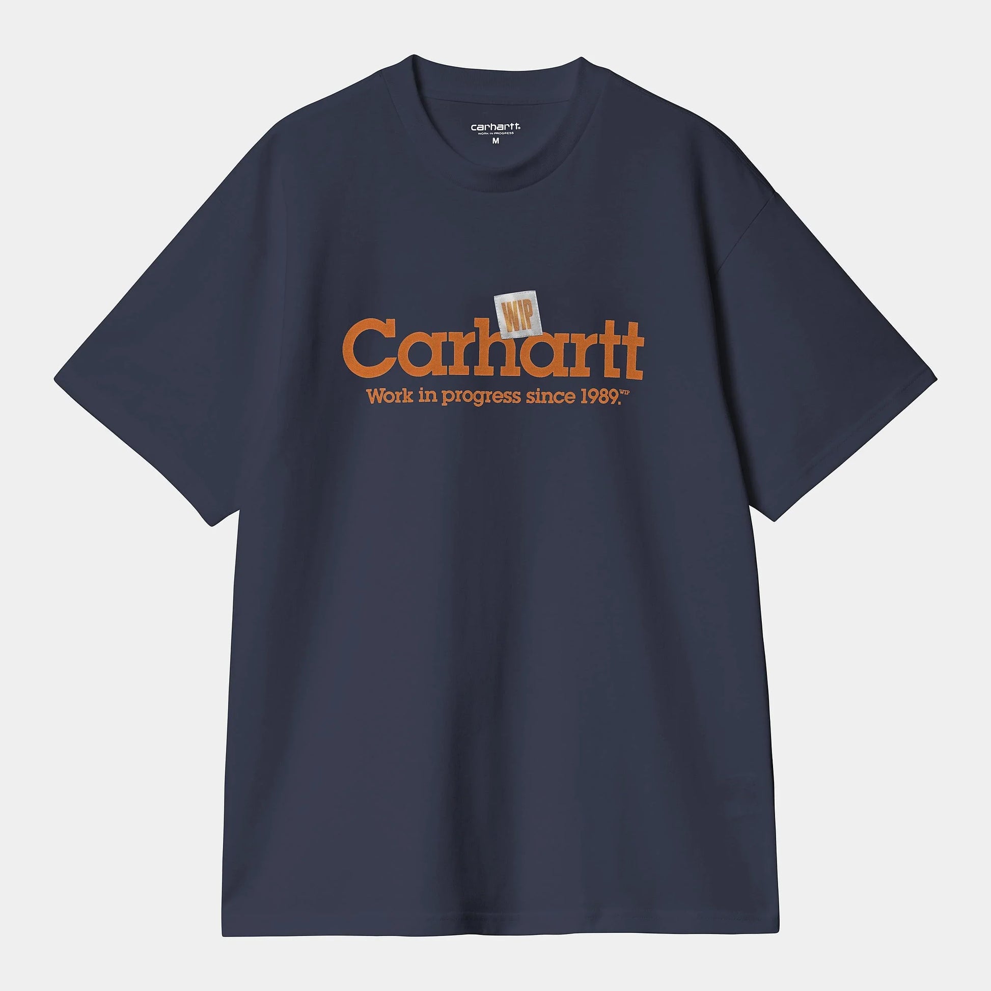 T Shirt Carhartt Wip LABEL SCRIPT S/S TEE Blue