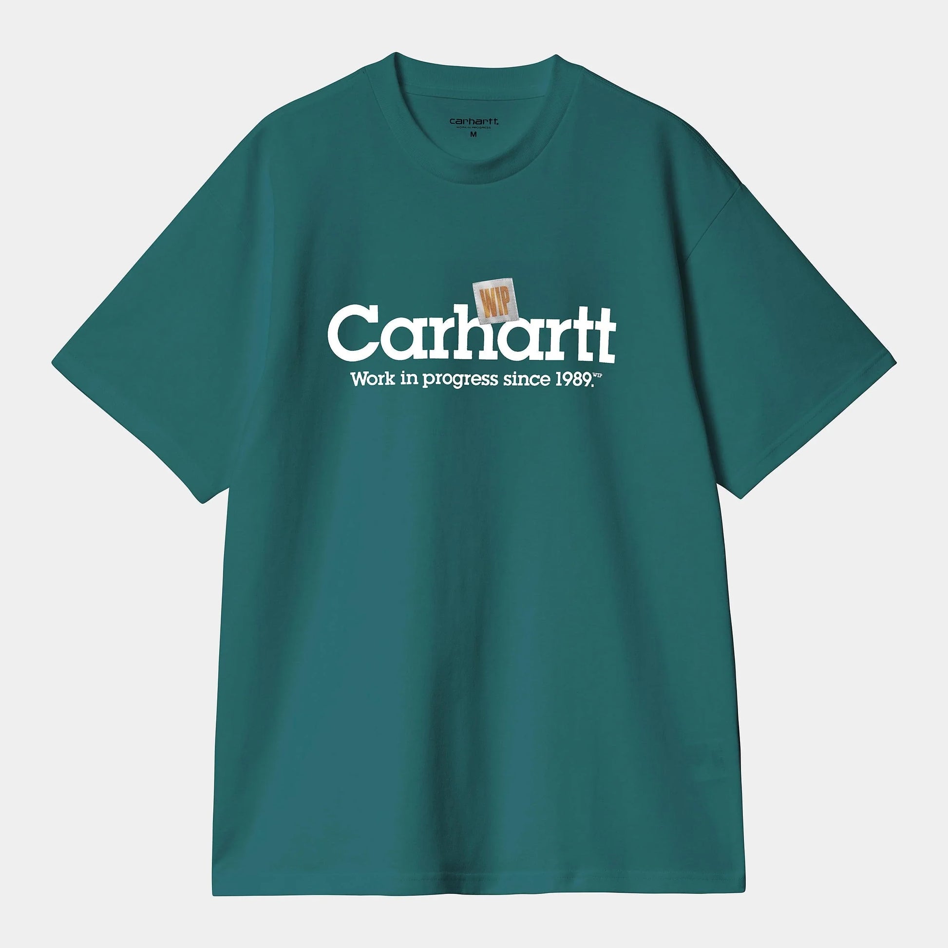T Shirt Carhartt Wip LABEL SCRIPT S/S TEE Malachite