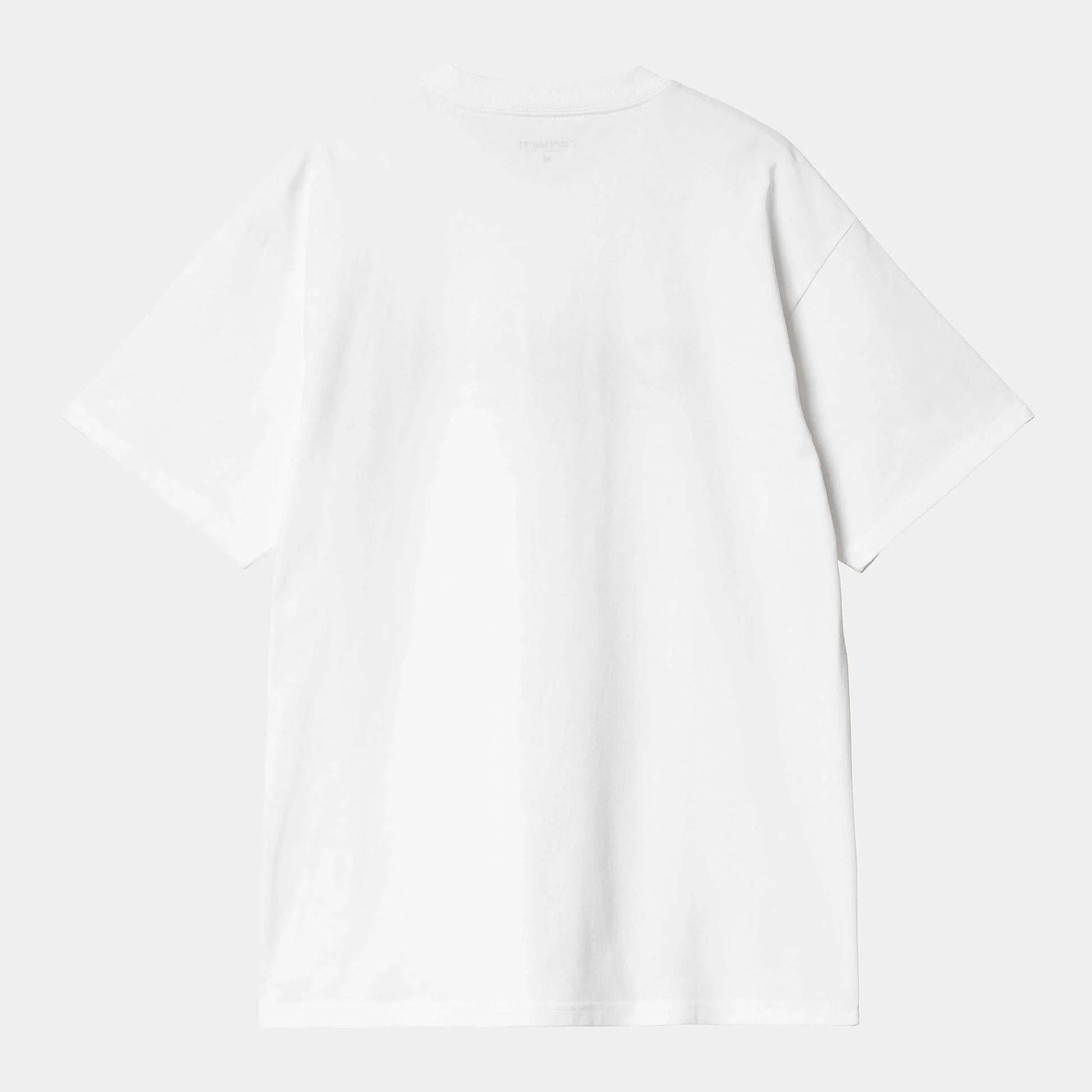 T Shirt Carhartt Wip LABEL SCRIPT S/S TEE White