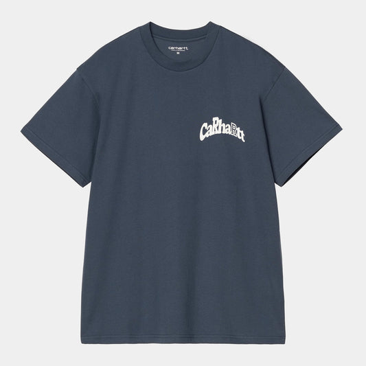 T Shirt Carhartt Wip LOGO S/S TEE Dusky Blue