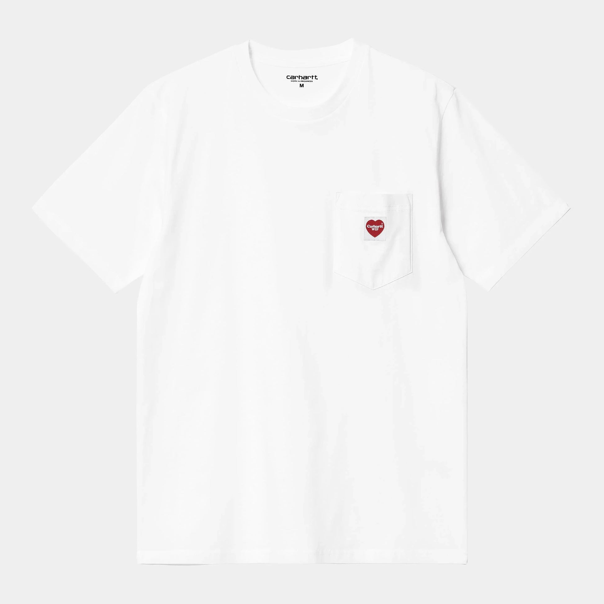 T Shirt Carhartt Wip POCKET HEART S/S TEE White