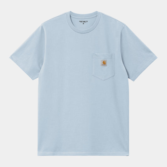 T Shirt Carhartt Wip POCKET S/S TEE Air Sky