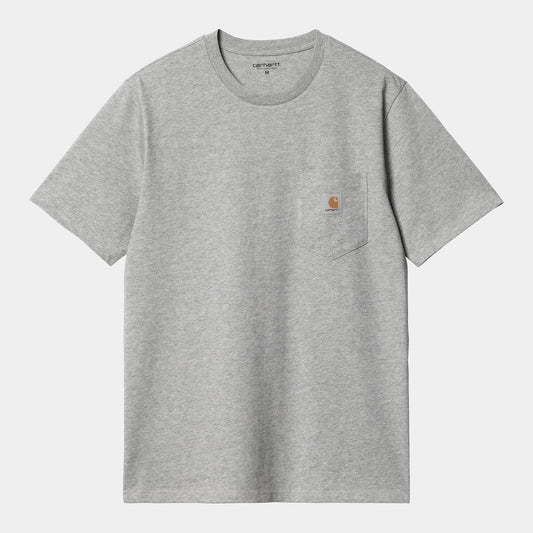 T Shirt Carhartt Wip POCKET S/S TEE Grey Heather