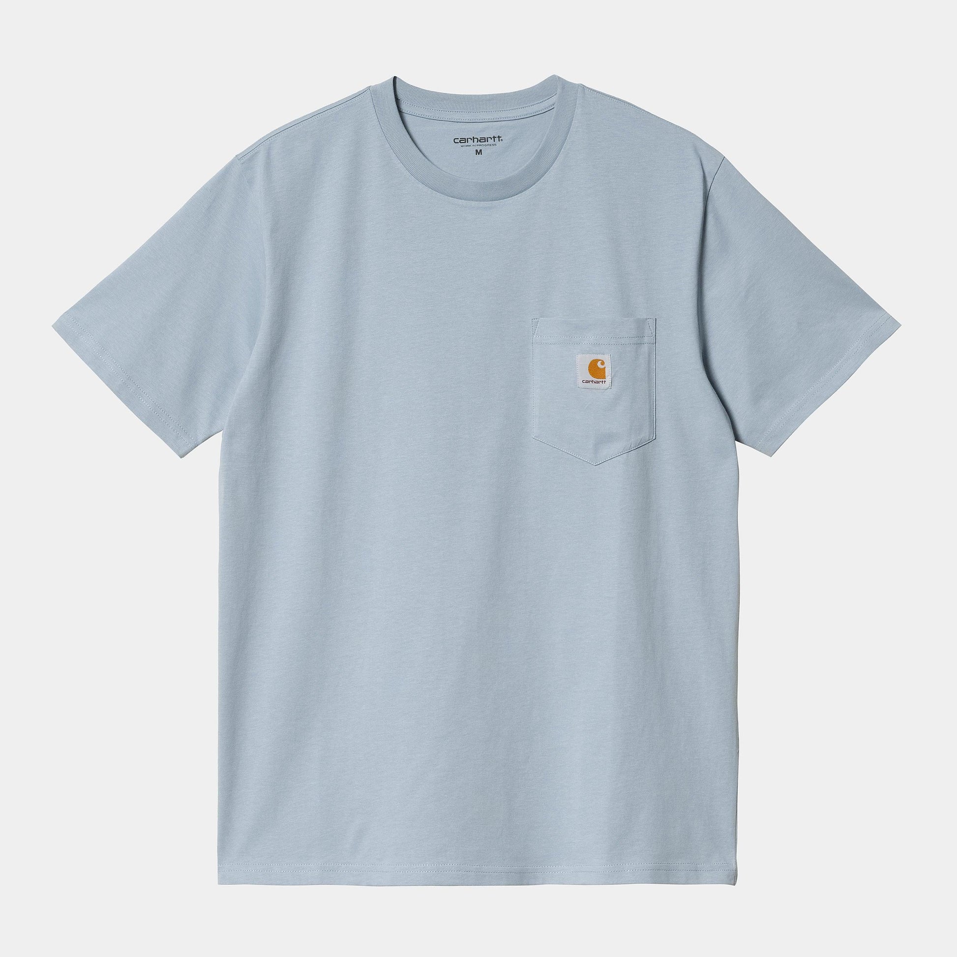 T Shirt Carhartt Wip POCKET S/S TEE Misty Sky