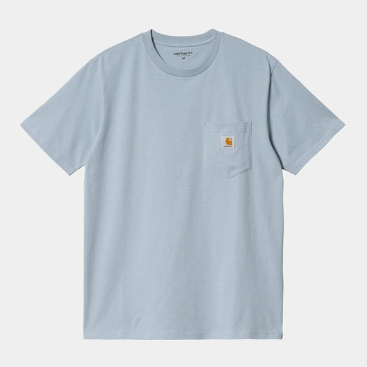 T Shirt Carhartt Wip POCKET S/S TEE Misty Sky