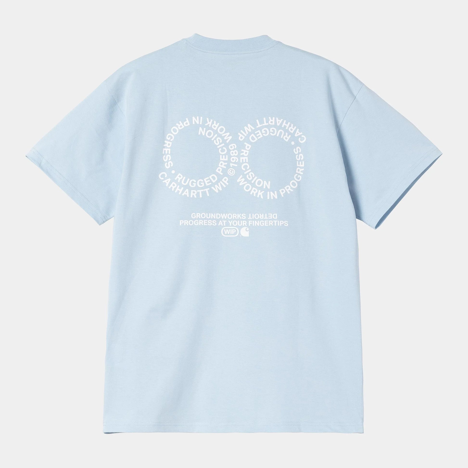 T Shirt Carhartt Wip ROTATION S/S TEE Sky Blue