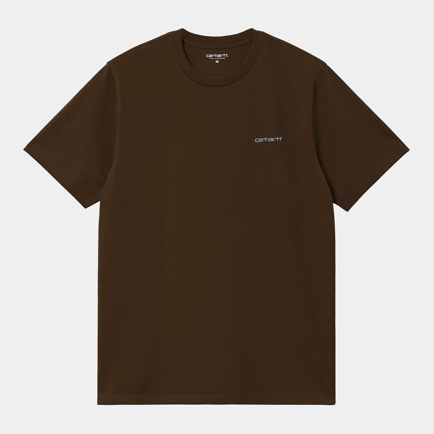 T Shirt Carhartt Wip SCRIPT EMBROIDERY S/S TEE Liberica Air Sky