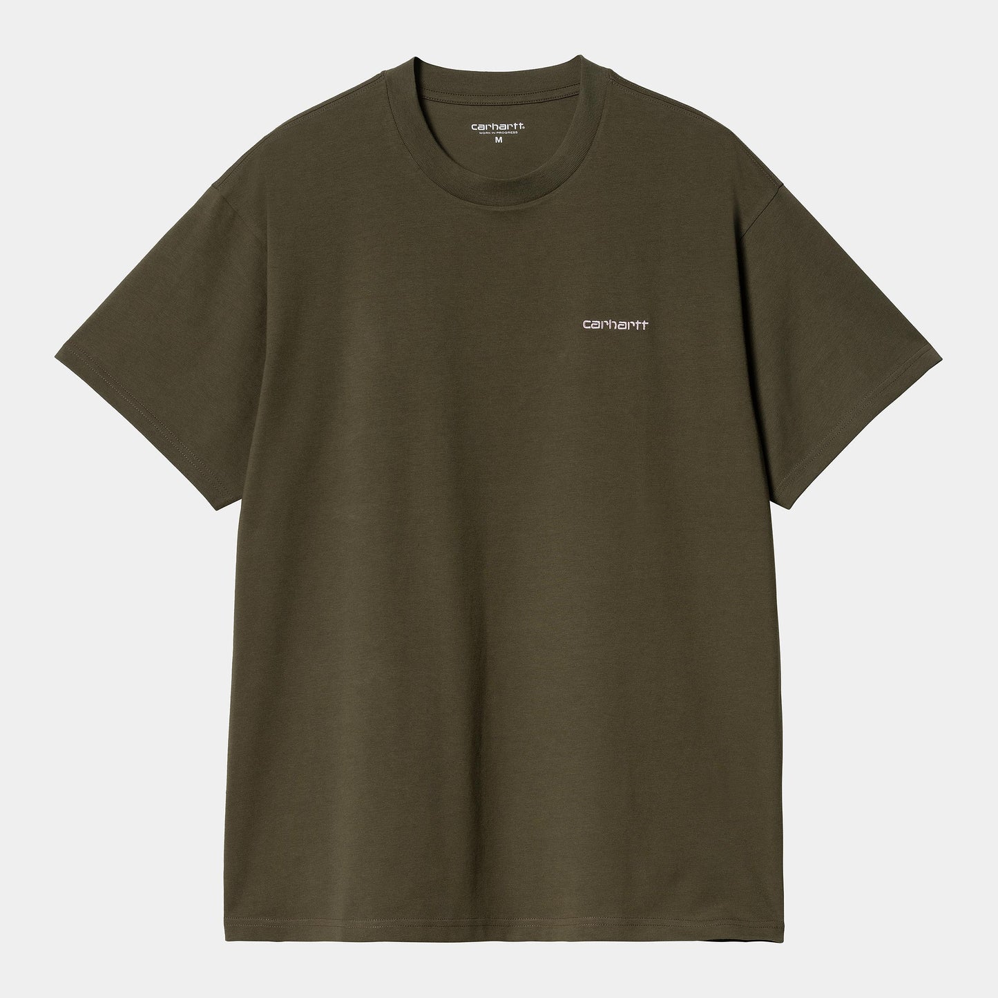 T Shirt Carhartt Wip SCRIPT EMBROIDERY S/S TEE Turtle Air Pink
