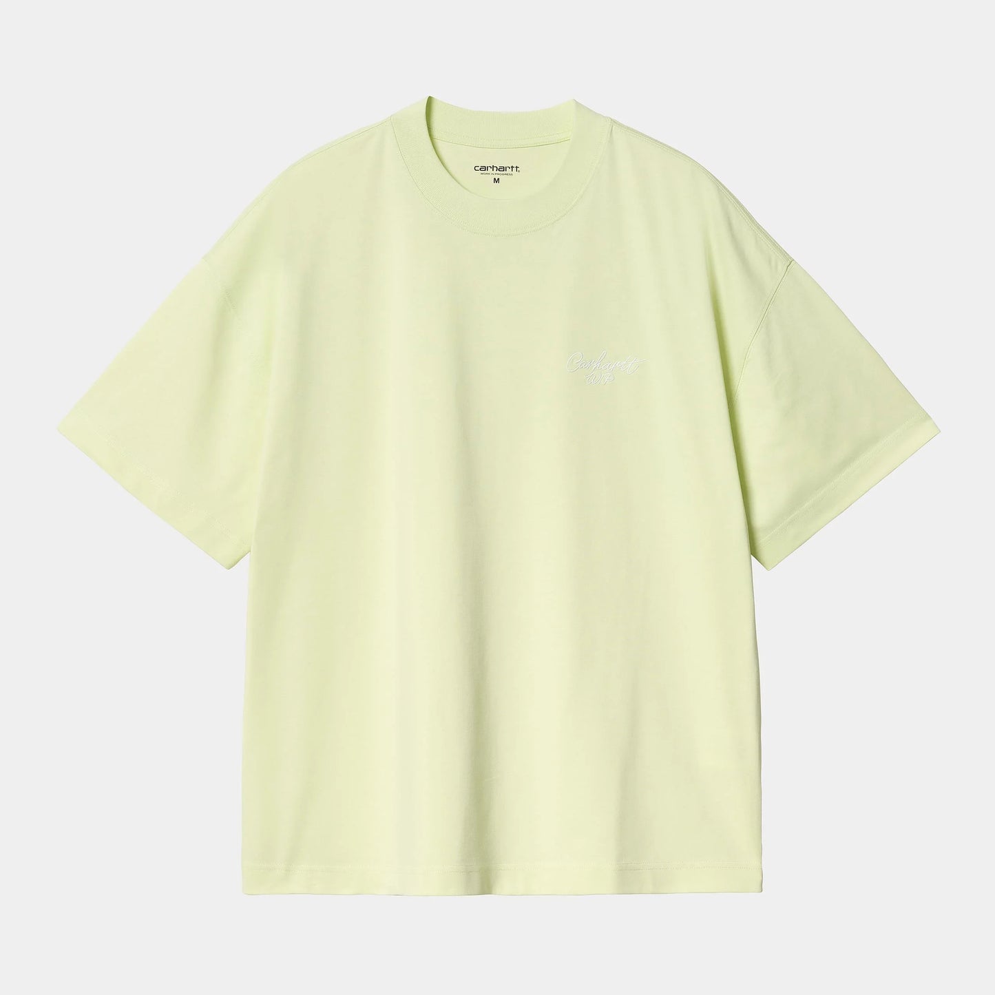 T Shirt Carhartt Wip SIGNATURE SCRIPT S/S TEE Air Green