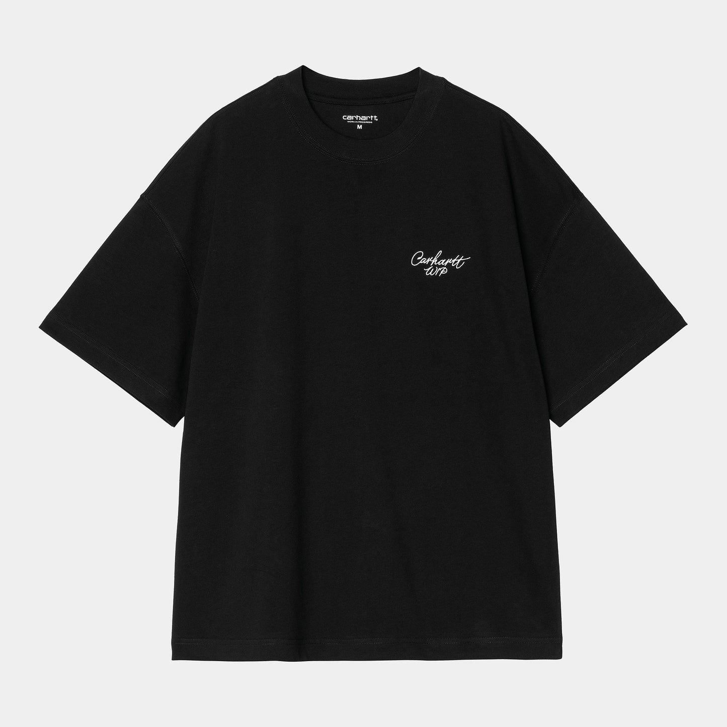 T Shirt Carhartt Wip SIGNATURE SCRIPT S/S TEE Black
