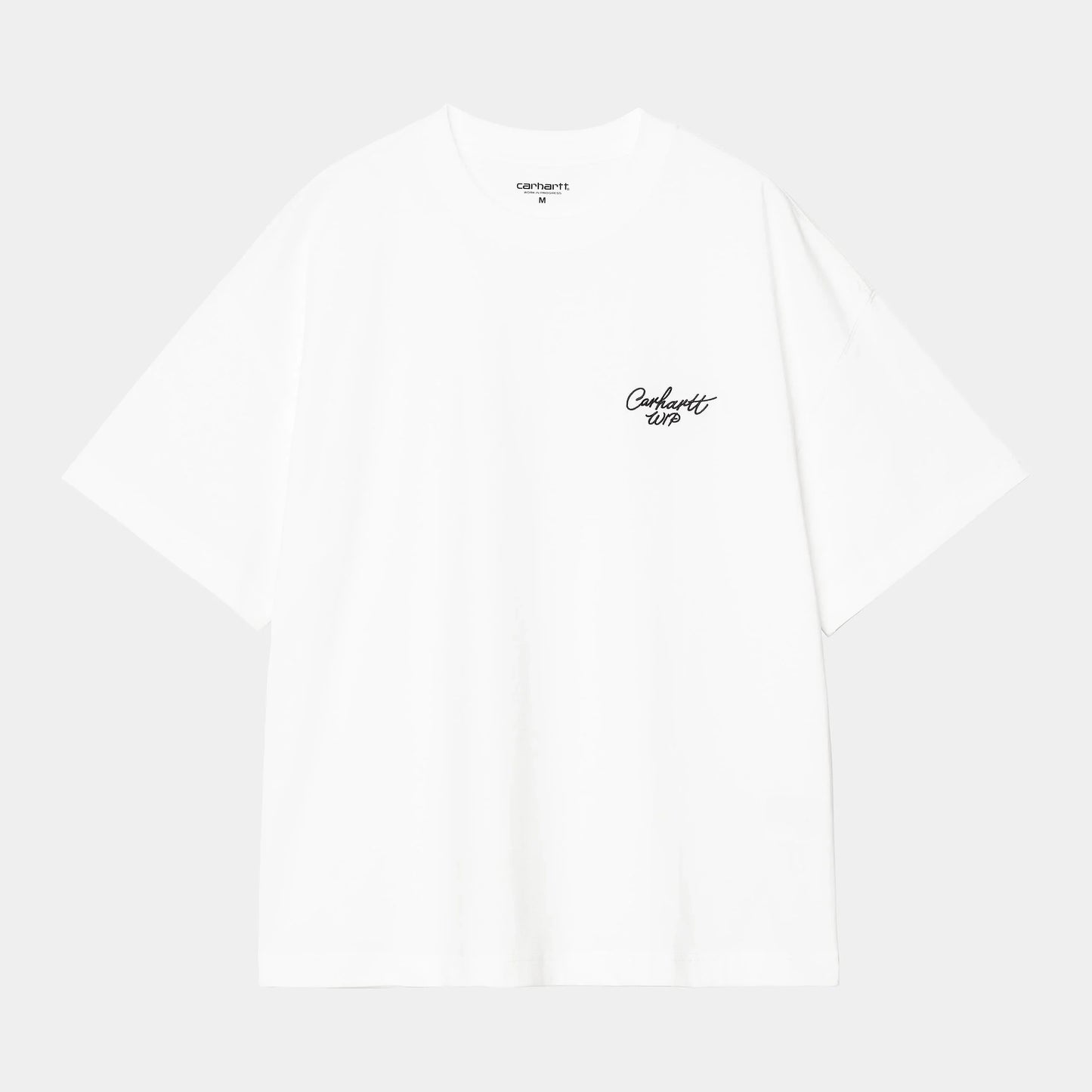 T Shirt Carhartt Wip SIGNATURE SCRIPT S/S TEE White