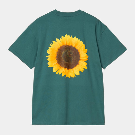 T Shirt Carhartt Wip SUNFLOWER S/S TEE Rainforest