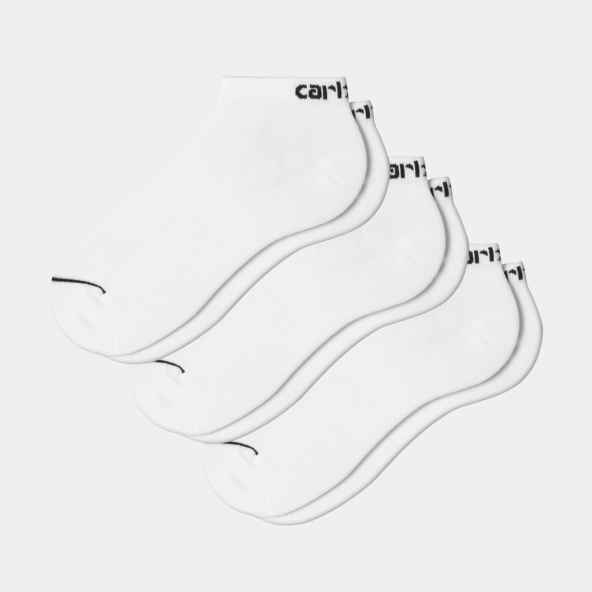 Chausette Carhartt Wip SCRIPT SNEAKERS SOCKS White