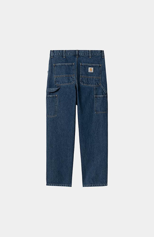 Jean Carhartt Wip SINGLE KNEE PANT Blue Stone Washed