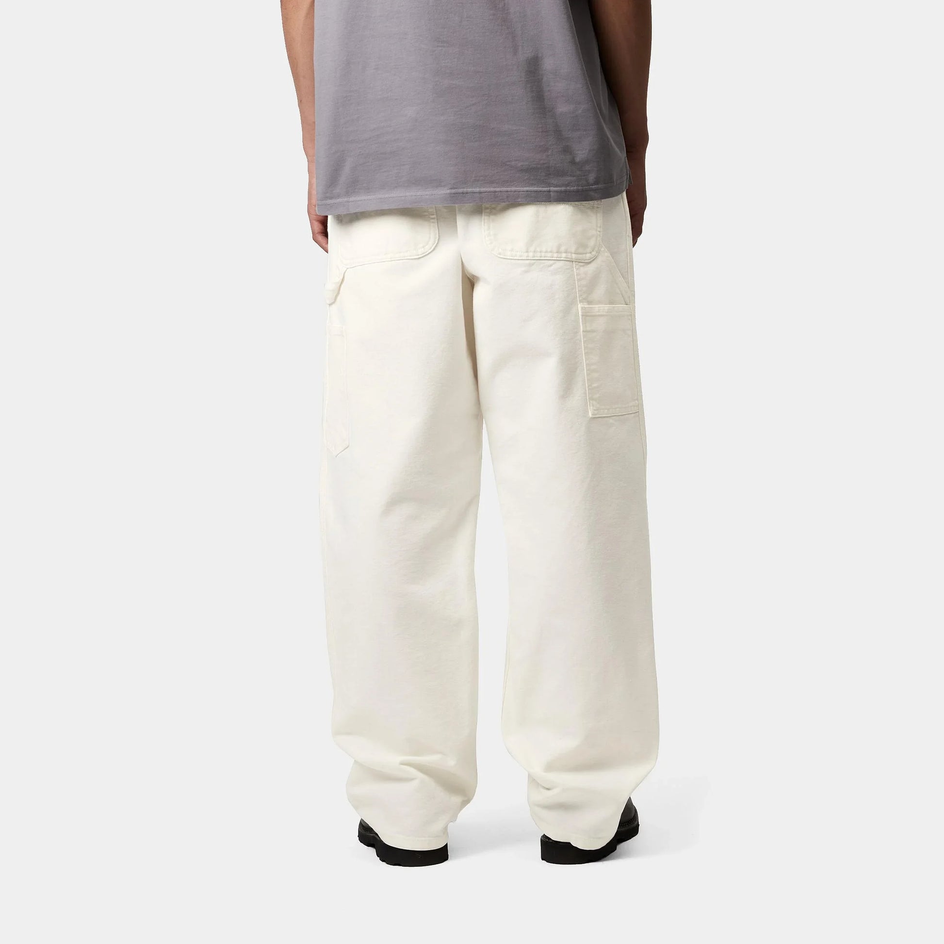 Jean Carhartt Wip SINGLE KNEE PANT Wax Rinsed