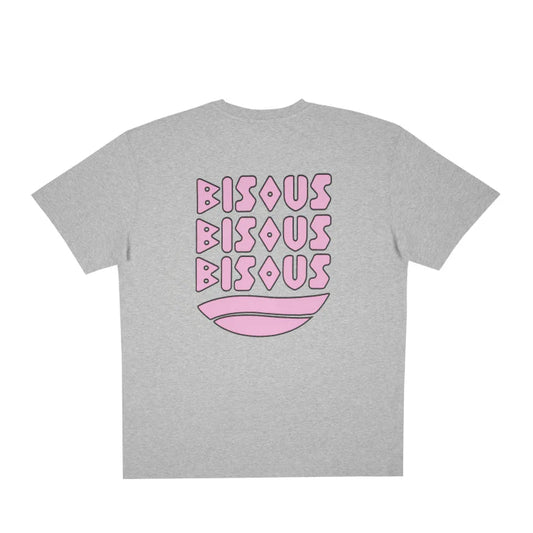 T Shirt Bisous Skateboards CAP D AGDE Sport Grey