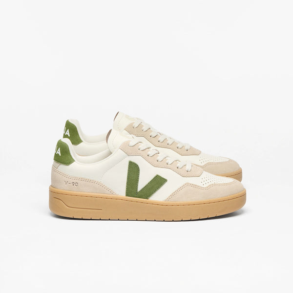 V-90 LEATHER KIWI NATURAL — Veja