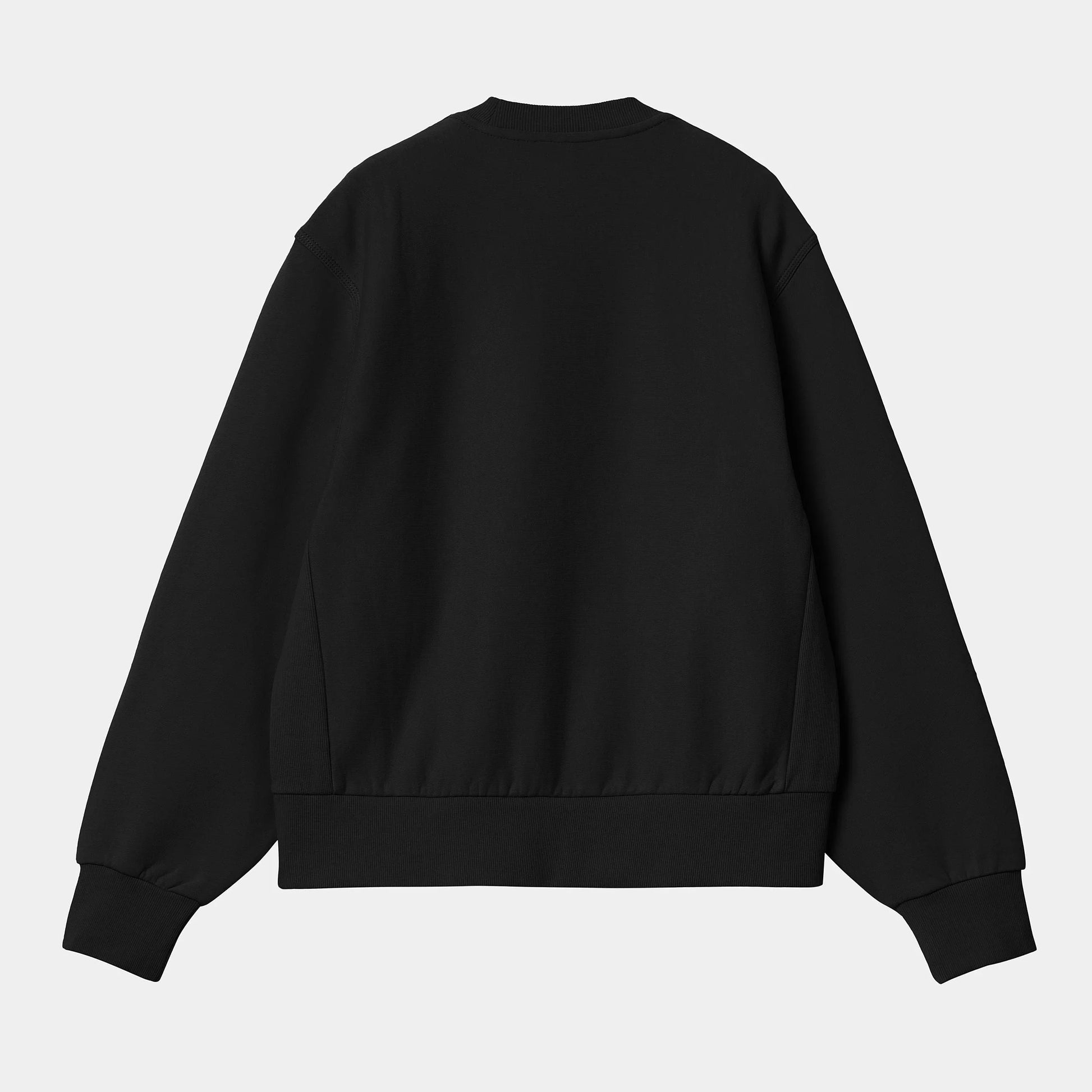 W AMERICAN SCRIPT SWEAT Black