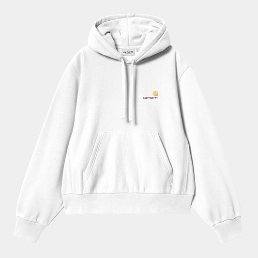 W HD AMERICAN SCRIPT SWEAT White