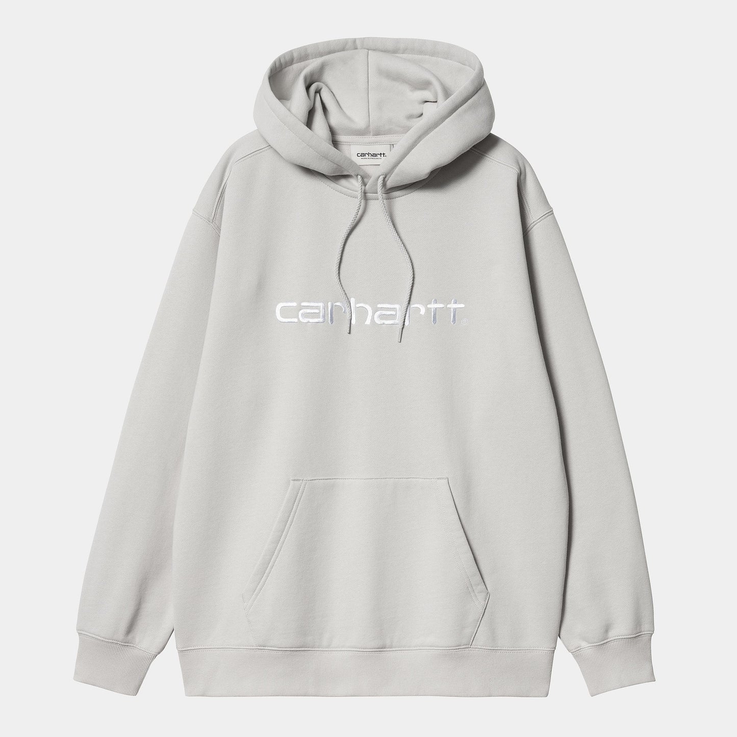 W HOODED CARHARTT SWEAT Basalt White