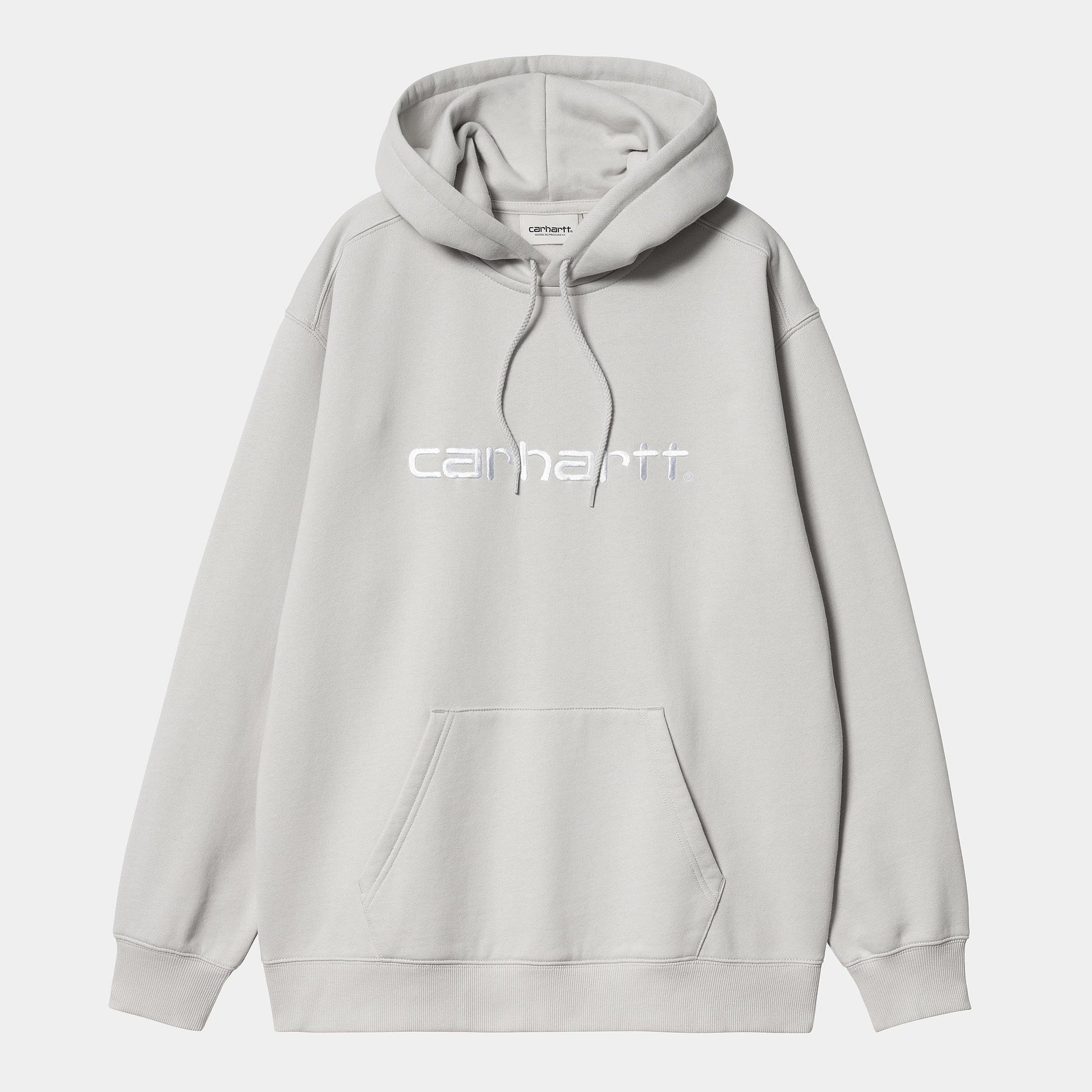W HOODED CARHARTT SWEAT Basalt White