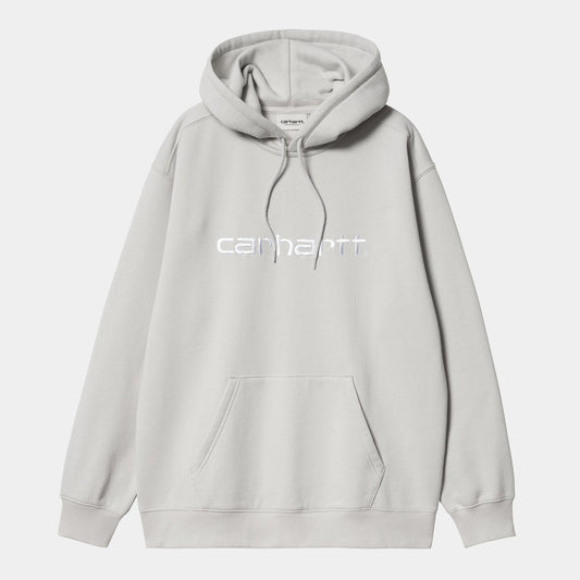 W HOODED CARHARTT SWEAT Basalt White