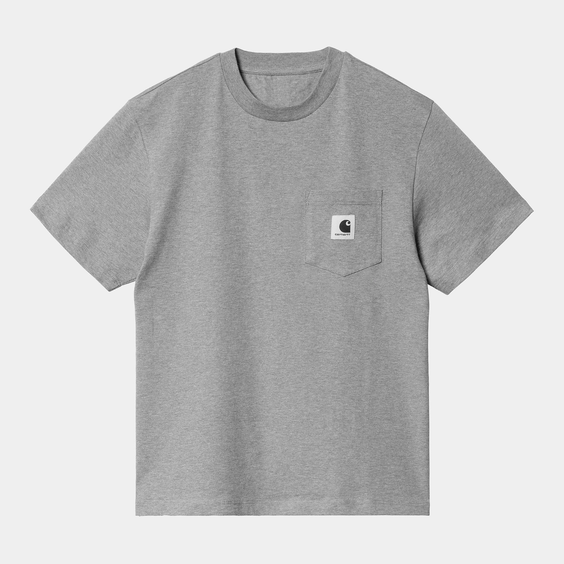 W POCKET S/S TEE Grey Heather