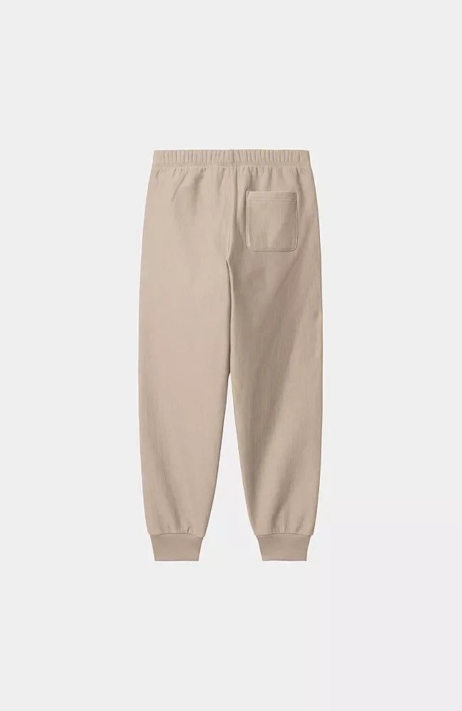 Pantalon Carhartt Wip AMERICAN SCRIPT SWEAT PANT FLEUR DE SEL