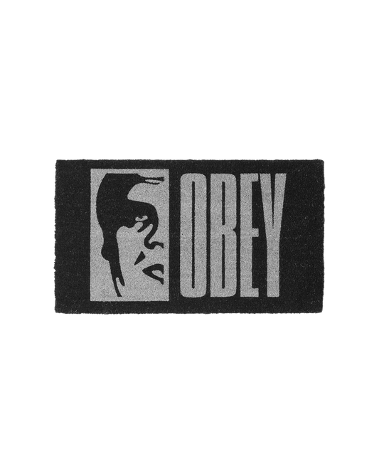 Doormat Obey Half Icon Mat Black
