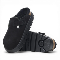 BOSTON CHUNKY SHEARLING Black - Uptown 42