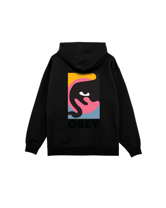 Obey Quarter Icon Pullover Black