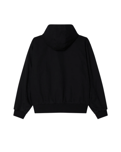 Obey Glen Zip Up Jacket Black