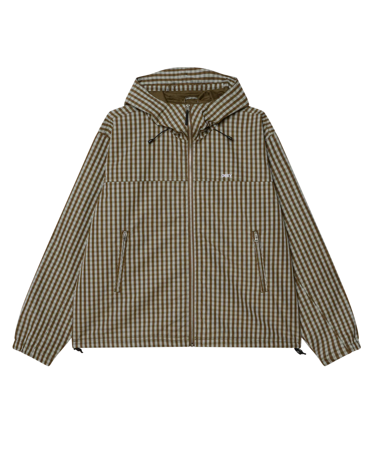 Obey Vista Plaid Jacket Plaid Multi