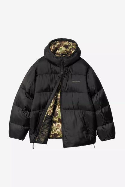 Veste Carhartt Wip TORONTO JACKET Black Camo Duck Green