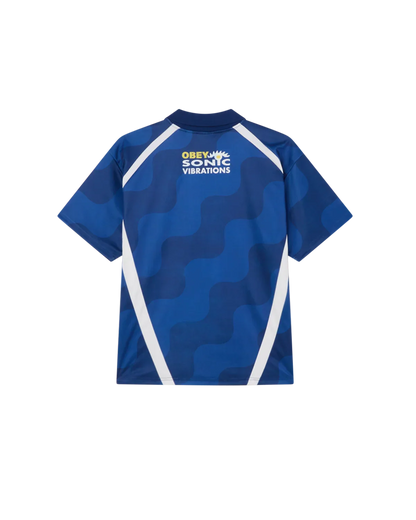 Obey Soccer Jersey Blue Multi