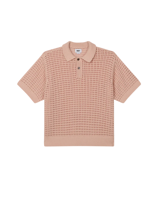 Obey Kody Polo Pale Pink