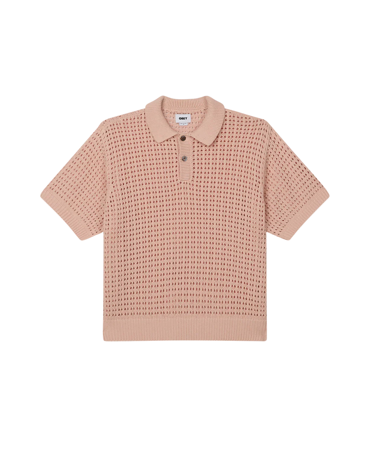 Obey Kody Polo Pale Pink
