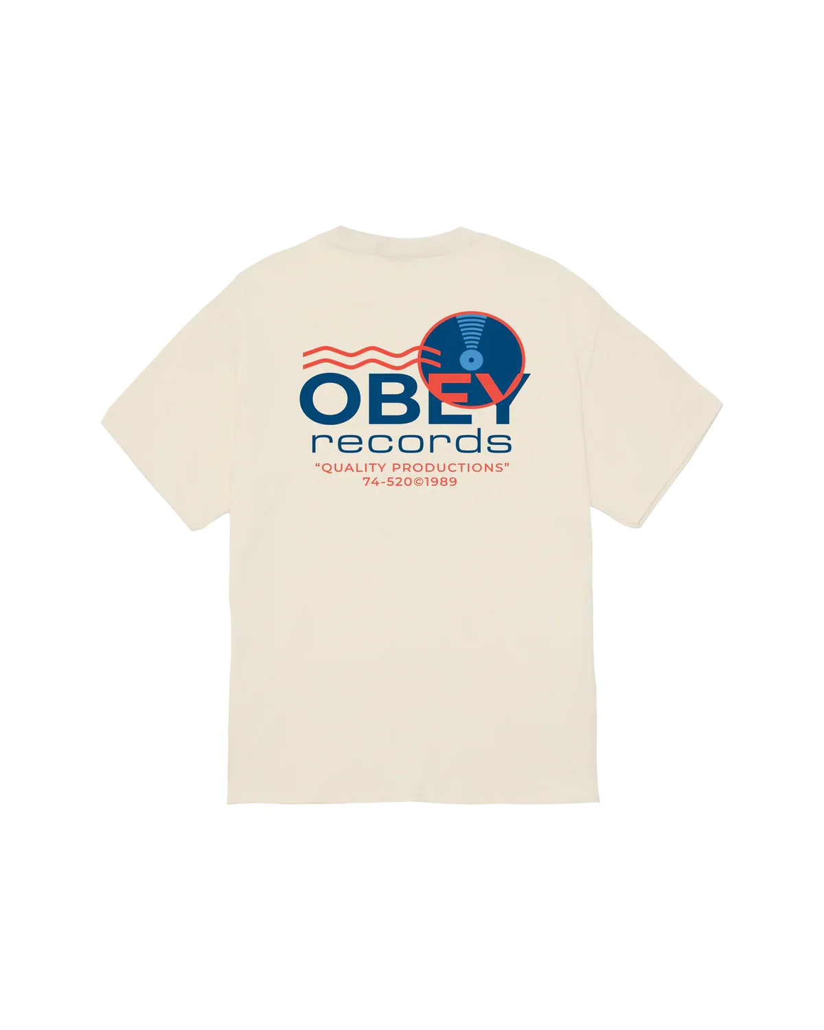 Obey Records And Waves Tee Cream