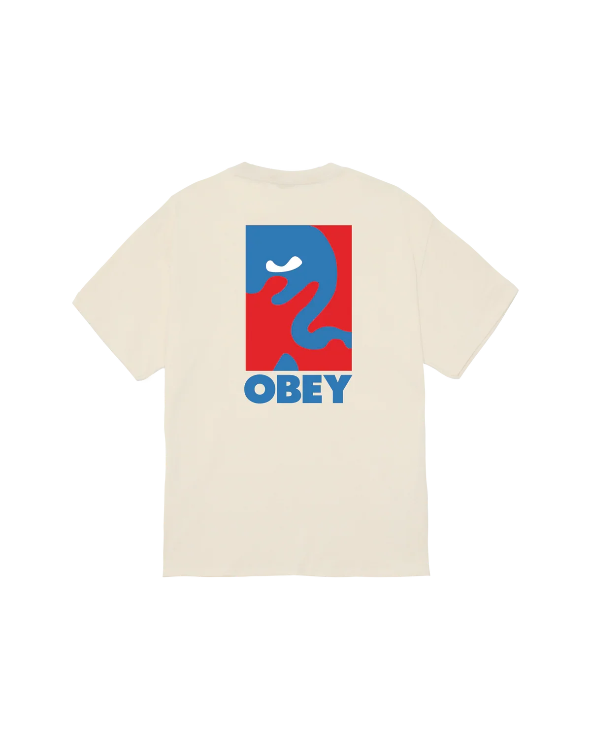 Obey Cropped Icon Tee Cream