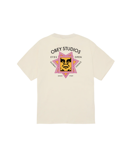 Obey Global Visuals Tee Cream