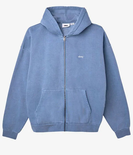 Lowercase Pigment Zip Hood Coe