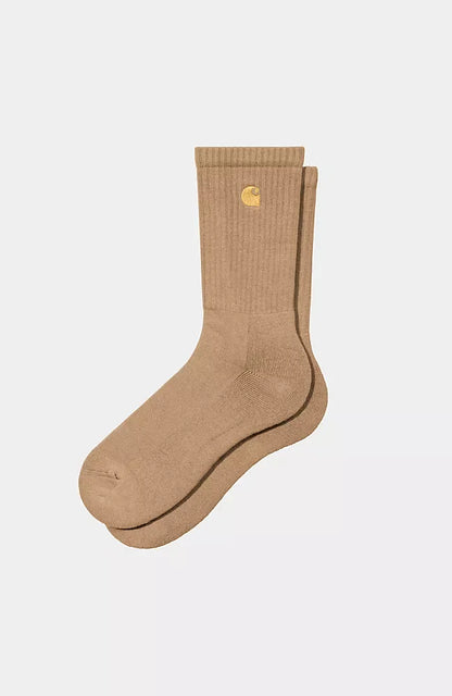 Chausette Carhartt Wip CHASE SOCKS Dusty H Brown