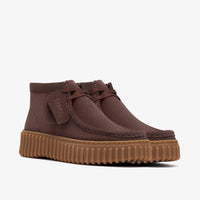 Clarks Torhill Moss Daim marron foncé
